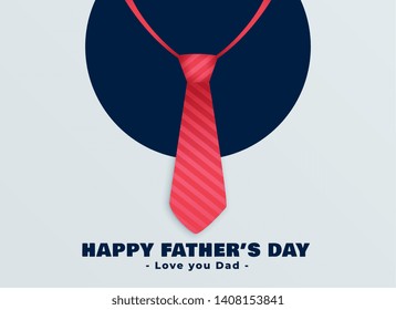 happy fathers day red tie background