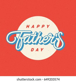 Happy Fathers Day Retro Background Vintage Stock Vector (Royalty Free ...