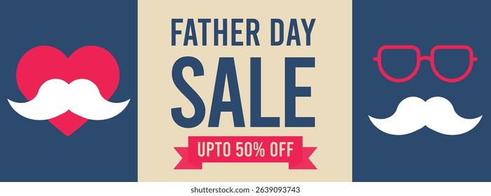 Happy Fathers Day Sale Facebook Cover