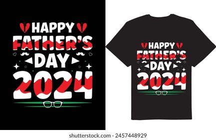 Happy father's day, Fathers day Saying and Quotes.vector best for t-shirt clothing poster sticker and other. Dad - tshirt print, fathers design, unique t-shirt design, vector design t-shirt.