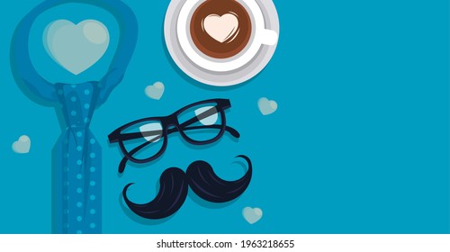 happy fathers day with set items