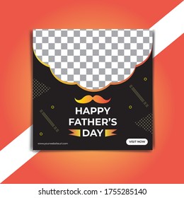 Happy Father's Day Social Media Post Template