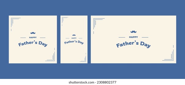 Happy Father's Day Social Media Template