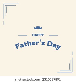 Happy Father's Day Social Media Template