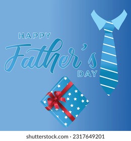 Happy father's day social media post template