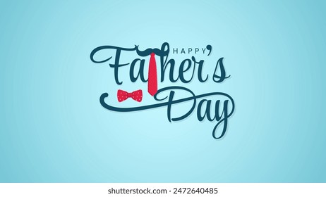 Happy Father's Day Post in den sozialen Medien