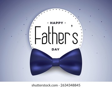 Happy Father's Day Social Media Creative and Post. Happy Father's Day Greeting Card and Flyer Template Vector Illustration