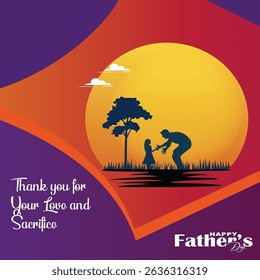 Happy Father's Day social media post