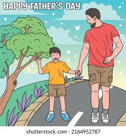 happy fathers day son and fathers love