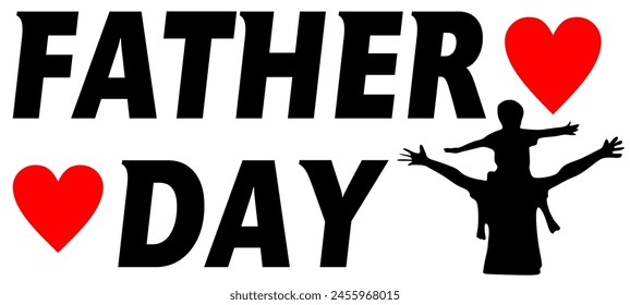 Happy Father's Day ,Son on his father shoulders, father and son duo staring night sky. Happy Father's Day celebration concept.