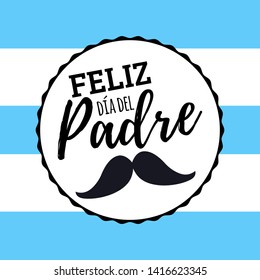 Happy Fathers Day Spanish Fathers Day Stock Vector (Royalty Free ...