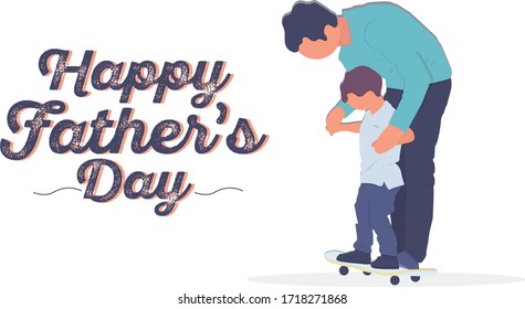 Happy Father's Day special illustration