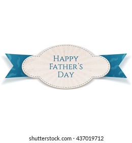 Happy Fathers Day special striped Label
