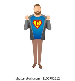 Happy Father's Day . Super dad.	