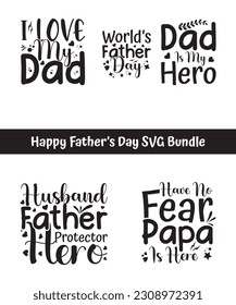 Happy Father's Day SVG Design Bundle