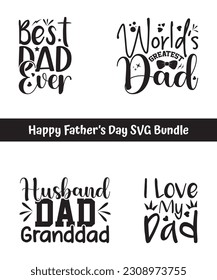 Happy Father's Day SVG Design Bundle