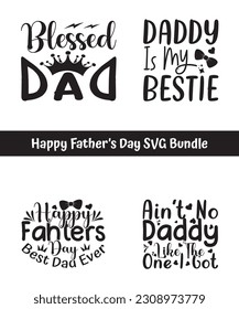 Happy Father's Day SVG Design Bundle