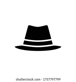Happy Fathers Day symbol. hat vector icons. Design template vector