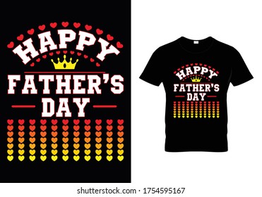 Happy Father's Day t shirt design