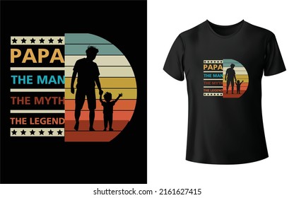 Happy fathers day t shirt design