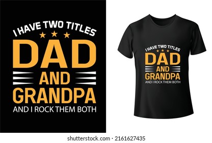 Happy fathers day t shirt design