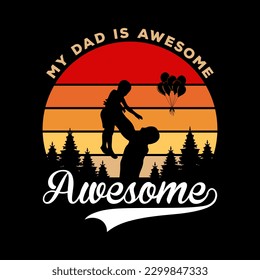 Happy father's day t shirt, Vintage Father's Day shirts, Retro Vintage Father's Day t Shirt Design, Funny Dad Lover vintage T shirt