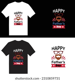 Happy Father's Day T shirt Design Template