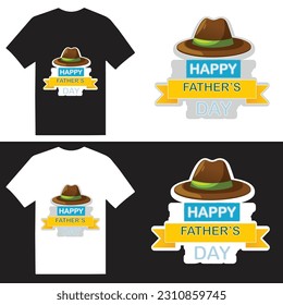 Happy Father's Day T shirt Design Template