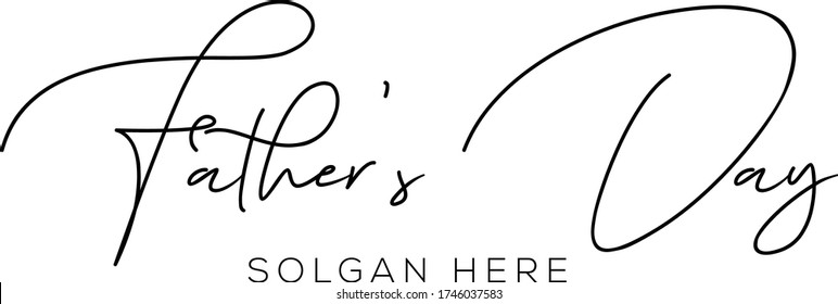 happy father's day, text design. Vector calligraphy. Typography poster. 