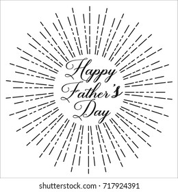 happy father's day, text design. Vector