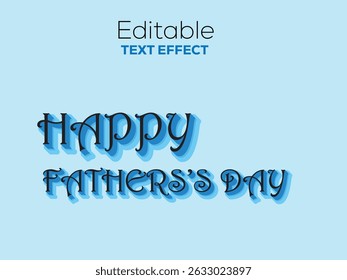 Happy Fathers Day Text Effect