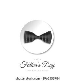 Happy father's day text, vector illustration.