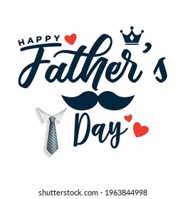 happy father's day a text-based t-shirt design