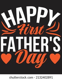 Happy Father's Day T-shirt Design Vector