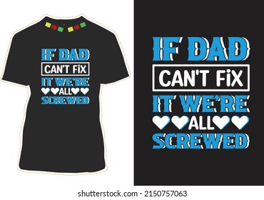 Happy Father's Day T-shirt Design
