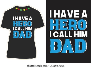 Happy Father's Day T-shirt Design