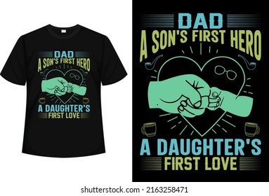 Happy father's day t-shirt design