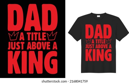 Happy fathers day t-shirt design gift t-shirt, Vector graphic typography, lettering. Usable for banners, print. You are the best dad, black background