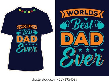 Happy Father's Day T-shirt Design