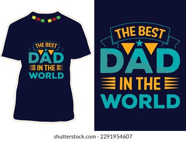 Happy Father's Day T-shirt Design