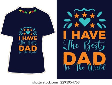 Happy Father's Day T-shirt Design