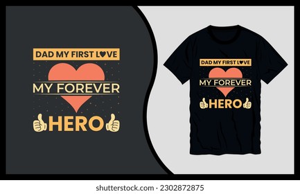 Happy Father's Day T-shirt Design