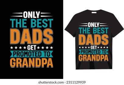 Happy Father's Day T-Shirt Design Vector Graphic