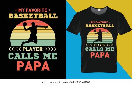 Happy Father's Day Tshirt Design. Father's Day typography vector t-shirt design.