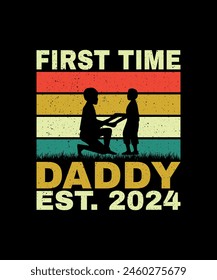 Happy Father's Day  T-shirt Design 2024, Dad T-shirt Design