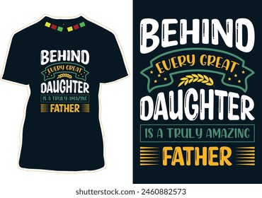 Happy Fathers Day T-shirt Design