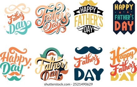 Happy father's day t-shirt design illustration