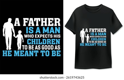 Happy Fathers Day T-Shirt Design