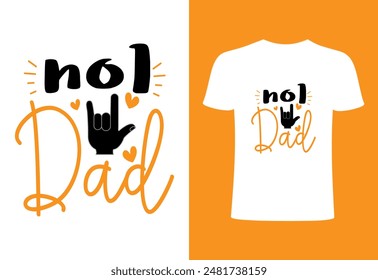 Happy fathers day T-shirt, World's best dad T-shirt design, father niche vector top trending  typography and best selling T- shirt on print. no 1 dad l niche T shirt illustration