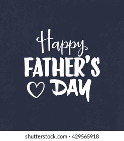 Happy Father's Day Typographic Vector Design